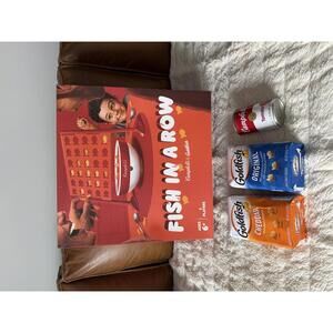 Fish In A Row Game Set - Goldfish & Campbells Soup Game - In hand!